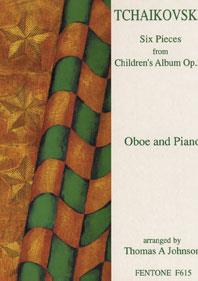 Tchaikovsky: Six Pieces from 'The Children's Album' for Oboe published by Fentone